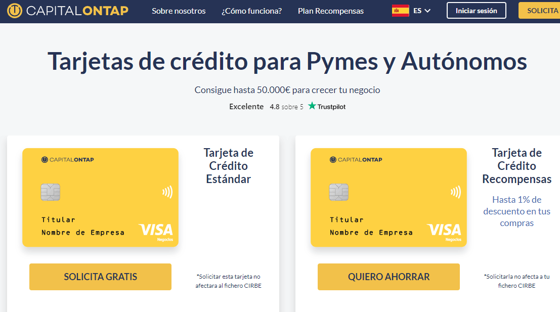 Tarjeta de Crédito para Pymes y Autónomos Capital On Tap - ¿Cómo Funciona?