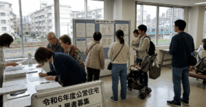 公営住宅（公的住宅）：抽選への応募方法